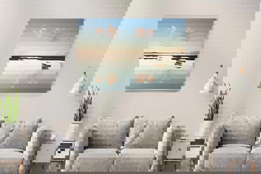 Fernlight Gallery Boat and Clouds