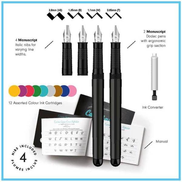 Calligraphy Starter Kit - Left Hand.