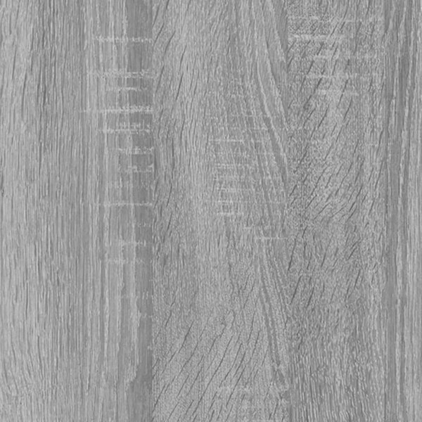 Berkfield CD Cabinet Grey Sonoma 102x23x89.5 cm Engineered Wood