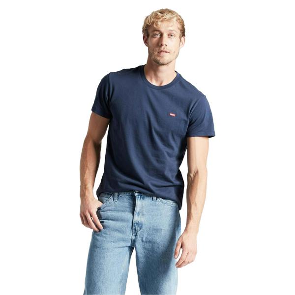 Levis Mens Original Batwing Logo T-Shirt - Dress Blue - 