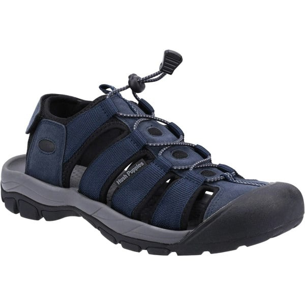 Hush Puppies Peru Polyurethane/Webbing Men's Navy Sandals