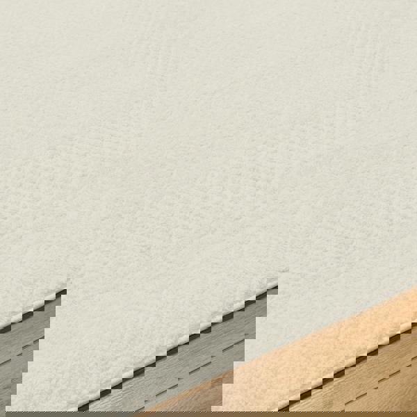 Livabliss Freud-Modern Ivory Off-White High Pile Rug