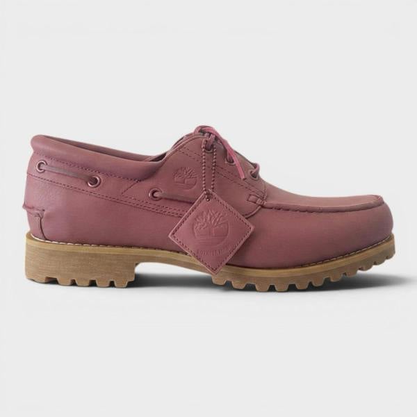 Timberland Highsnobiety 3-Eye Lug Boat Shoe Full Grain Dark Red
