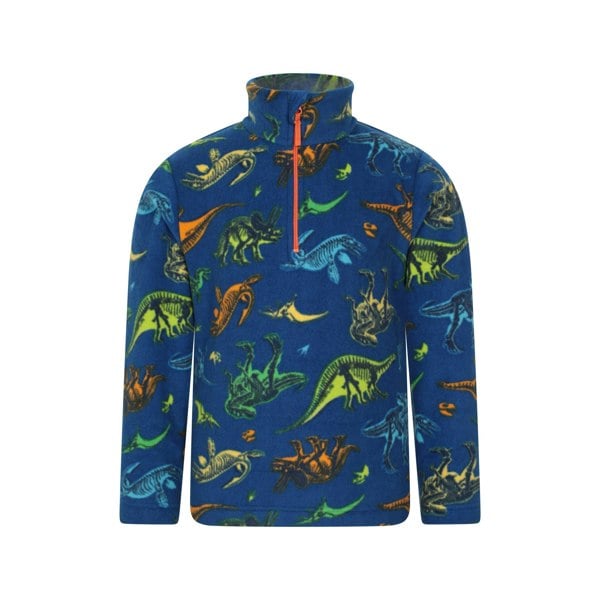 Mountain Warehouse Kids Pursuit Microfleece Half Zip Fleece - Burnt Orange