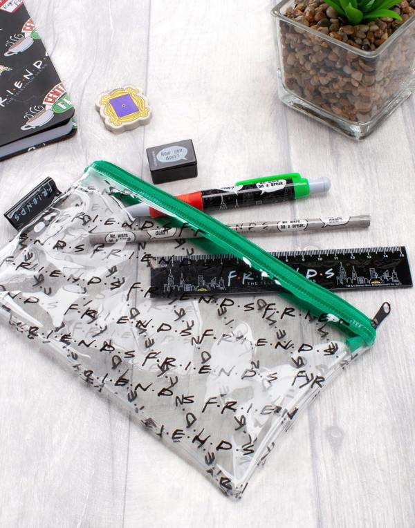 Friends Womens Black Central Perk Graphic Stationery Set (One Size)