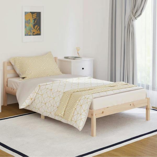 Berkfield Home Berkfield Day Bed Solid Wood Pine 100x200 cm