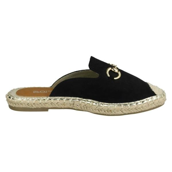 Spot On Ladies Spot On Closed Toe Espadrilles F2261