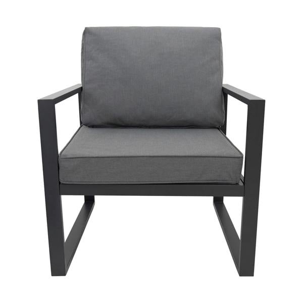 Monstershop Aluminium 7 Seater Garden Furniture Set With Fire Pit & Waterproof Cover