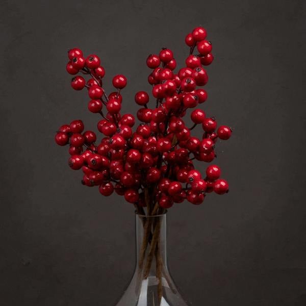 Hill Interiors Berry Christmas Artificial Plant - Red - 