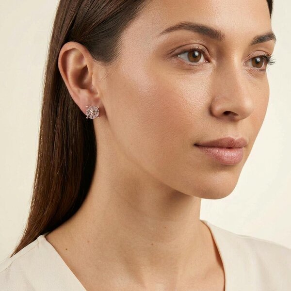 Cachet London Laine 8mm Vintage Rose Gold Earrings