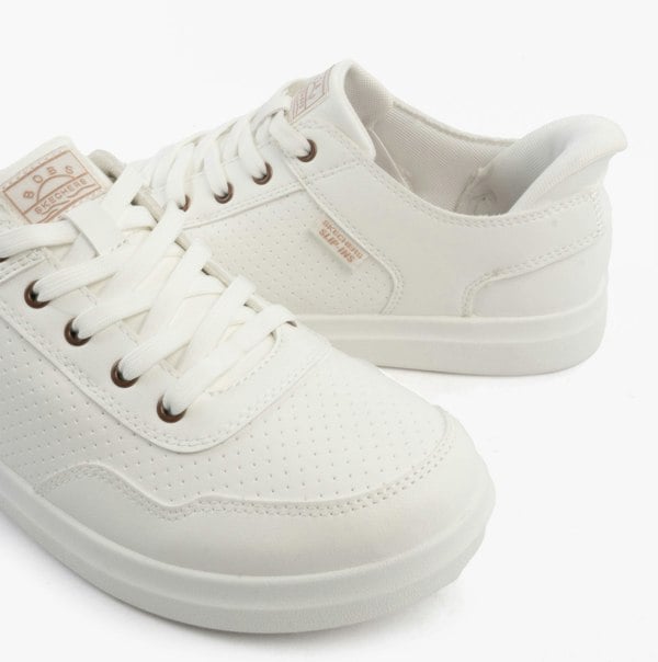 Skechers BOBS D'VINE - SO FLATTERED Womens Trainers White