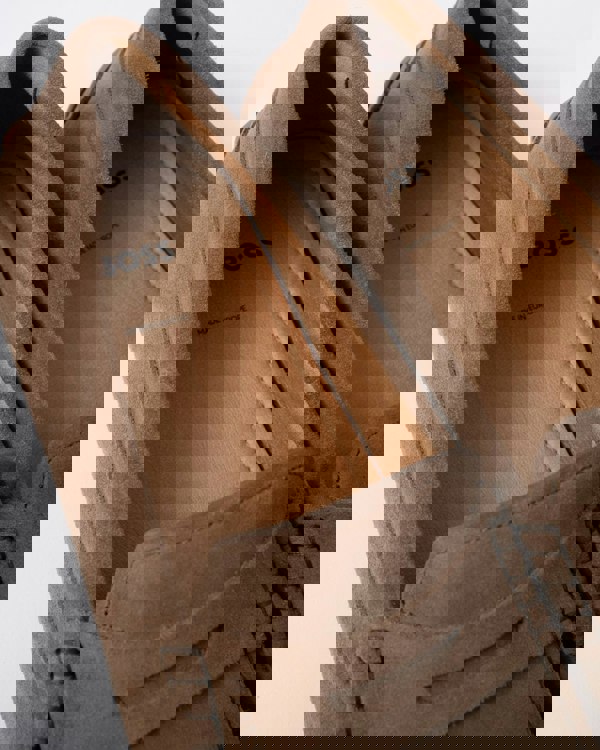 BOSS Orange Noel Mens Suede Driving Moccasins - Medium Beige 260 - CHO - Designer Mens Shoes