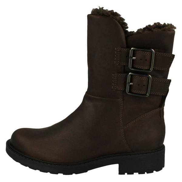 Clarks Ladies Clarks Warmlined Ankle Boots Orinoco2 Buckle
