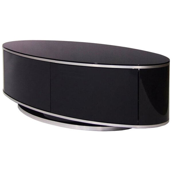 MDA Designs Luna Beam Thru Remote Friendly up to 50" LED/LCD/Plasma Gloss Black Luxury TV Cabinet Stand