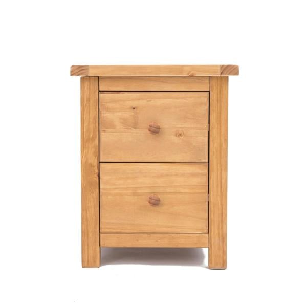 Lugo 2 Drawer Bedside Table