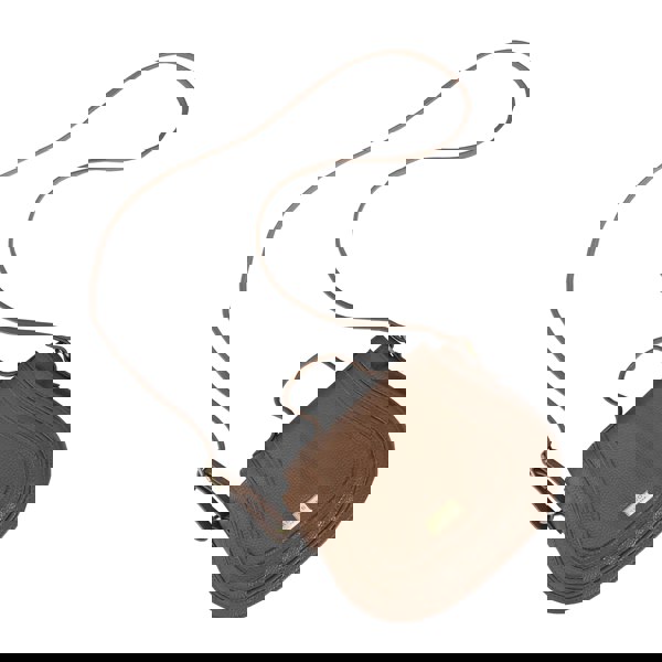 Assots London 'CARMEL' Tan Real Leather Shoulder Crossbody Bag