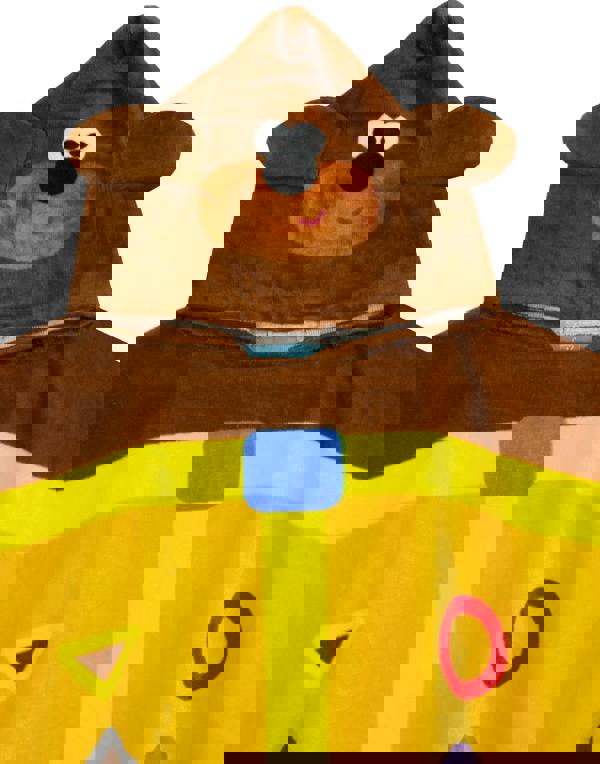 Hey Duggee Boys Yellow Duggee 3D Novelty - Dress-Up Style Poncho Towel (One Size)