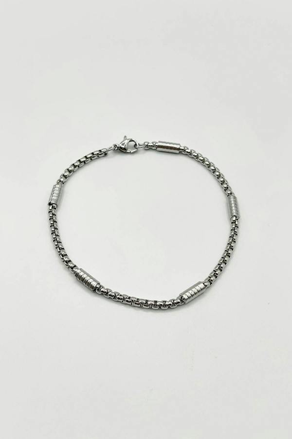 SVNX Bead Bracelet in Silver - Silver