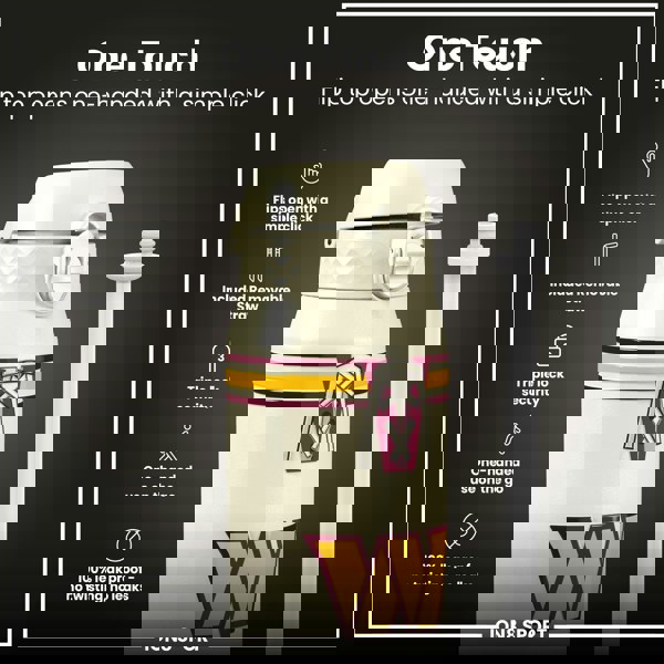 ION8 NFL x ION8 Insulated Steel Water Bottle, NFL Commanders, 750ml (24oz)