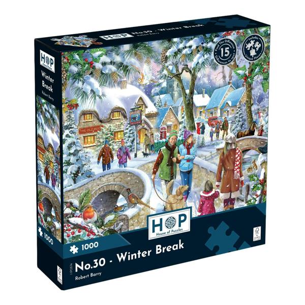 The House of Puzzles No.30 Winter Break Find The Difference 1000 Piece Jigsaw Puzzle
