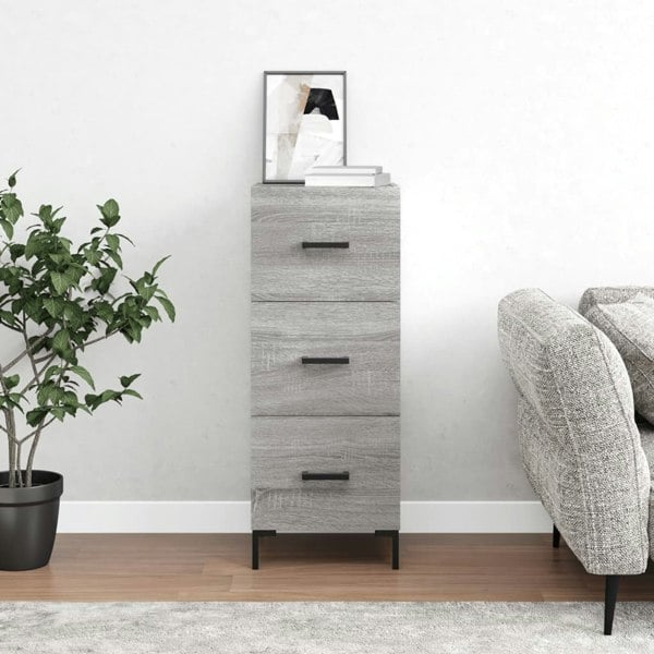 Berkfield Sideboard Grey Sonoma 34.5x34x90 cm Engineered Wood