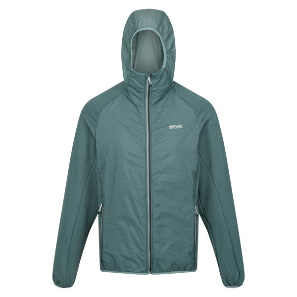 Regatta Men's Highton Lite Hybrid Hooded Soft Shell Jacket - Ivy Moss/Sea Pine