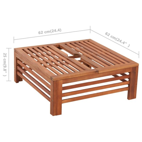 Berkfield Wooden Parasol Stand Cover
