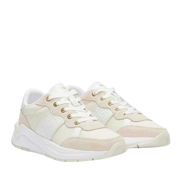 Boss Womens/Ladies Skylar Suede Trainers - White - 