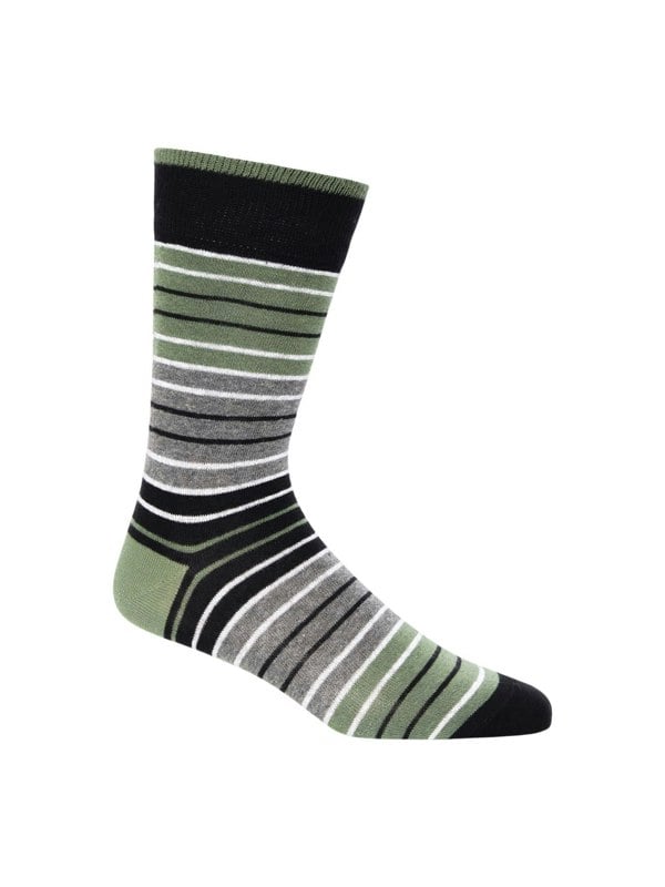 Duck and Cover Bellion Olive Socks 7pk Assorted