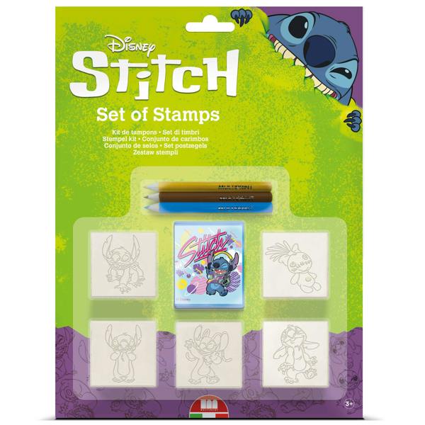 Stitch Blister Pack 5 Stamps – Kids Craft & Stationery Set