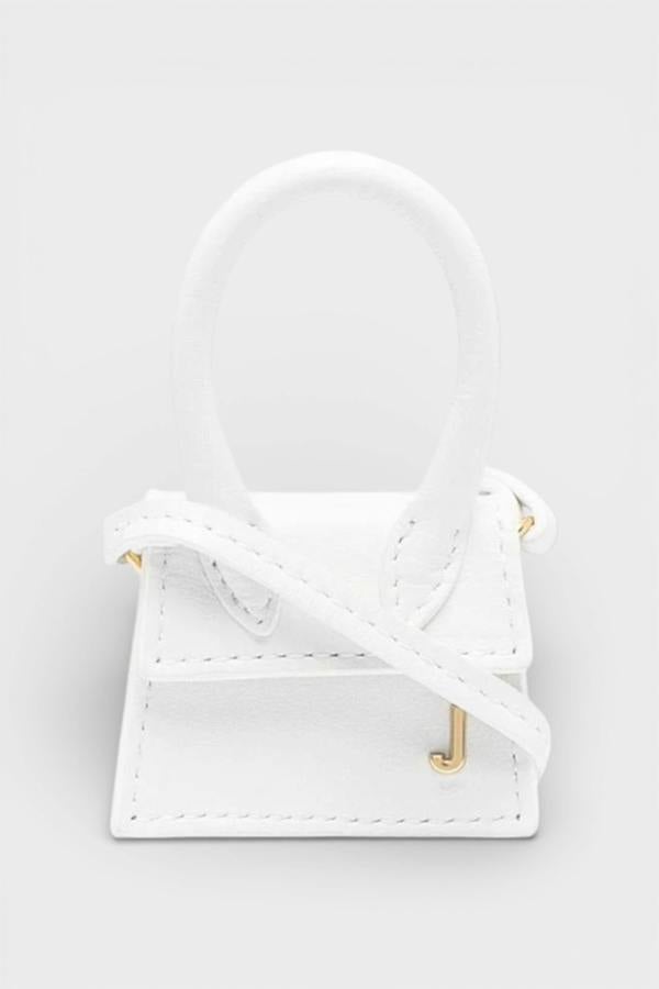 Jacquemus Le Chiquiti Keyring white