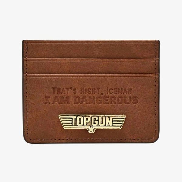 T. H. Baker Top Gun Brown Card Holder Wallet PM213