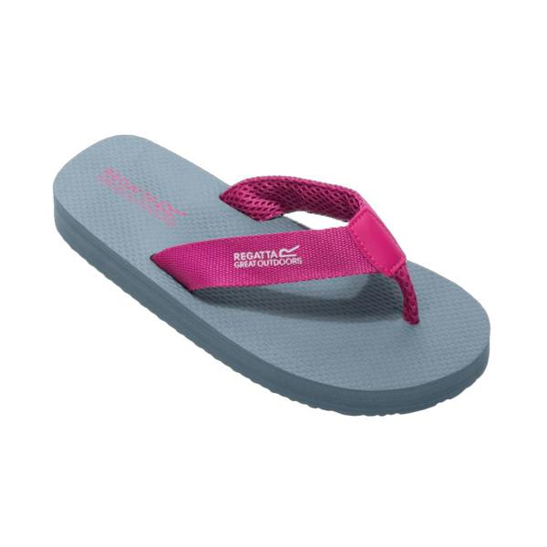 Regatta Womens/Ladies Catarina Flip Flops - Dark Storm/Pink - 