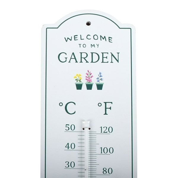 Serano Welcome to My Garden Wall Thermometer