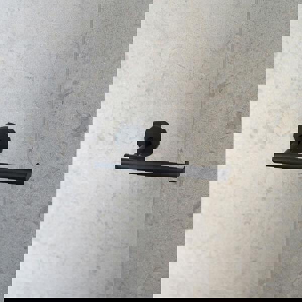 Smedbo Matt Black Toilet Roll Holder