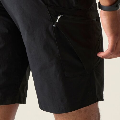 Dare 2B Mens Tuned In II Multi Pocket Walking Shorts - Black