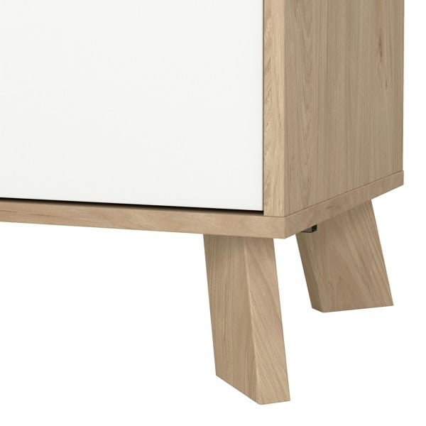 Furniture To Go Ikast Sideboard 2 Doors + 1 Drawer in Jackson Hickory and White