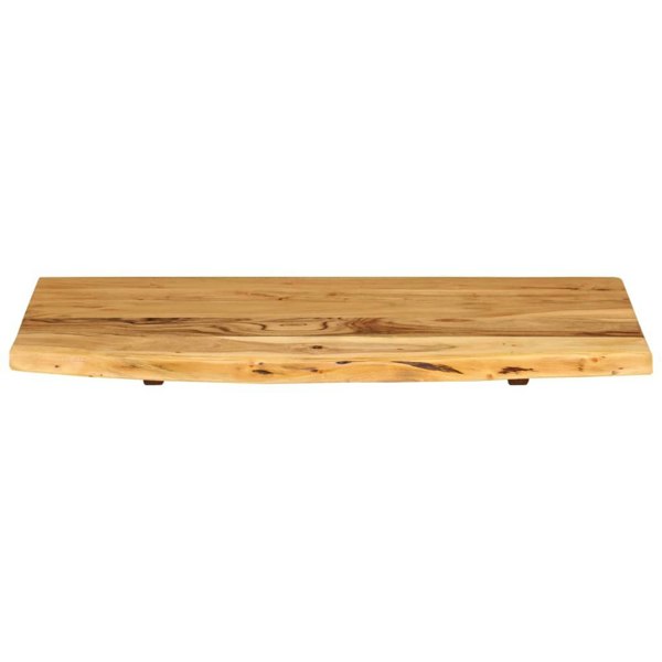 Berkfield Bathroom Vanity Top Solid Acacia Wood 80x52x2.5 cm