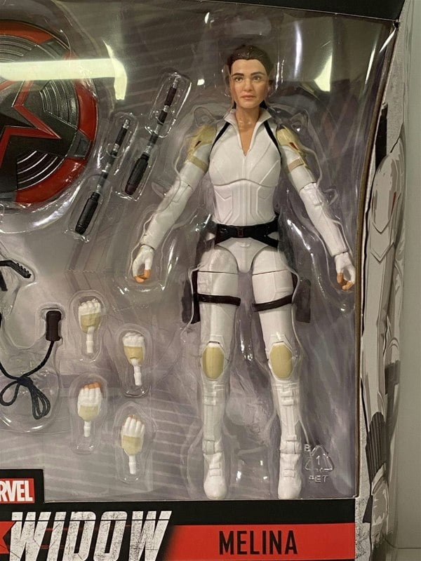 black widow melina and red guardian legends series hasbro f1129