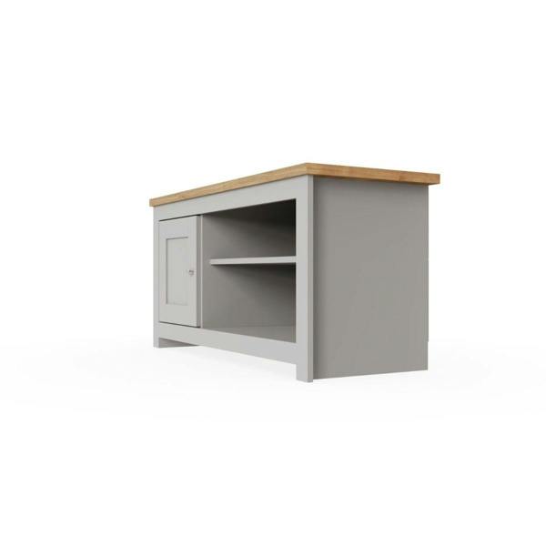 Timber Art Design Lisbon TV Unit Stand Media 1 Door and Open Shelf