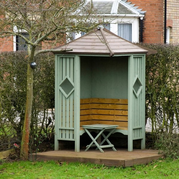 Shire Corner Arbour 1.5x1.5m - Best Shed