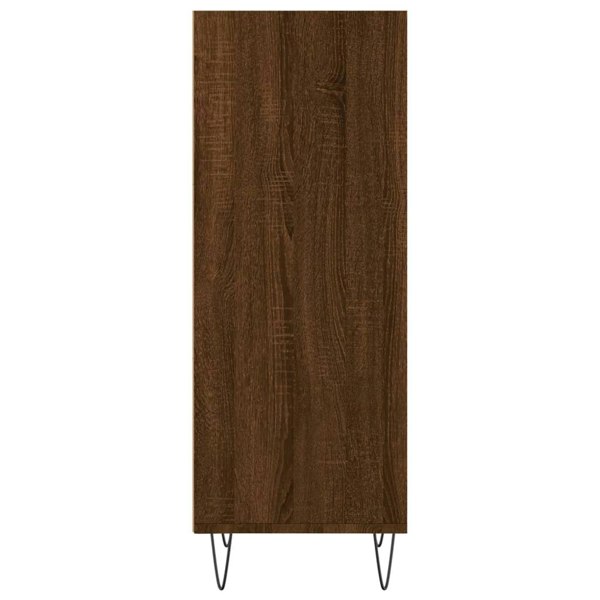 Berkfield Sideboard Brown Oak 34.5x32.5x90 cm Engineered Wood