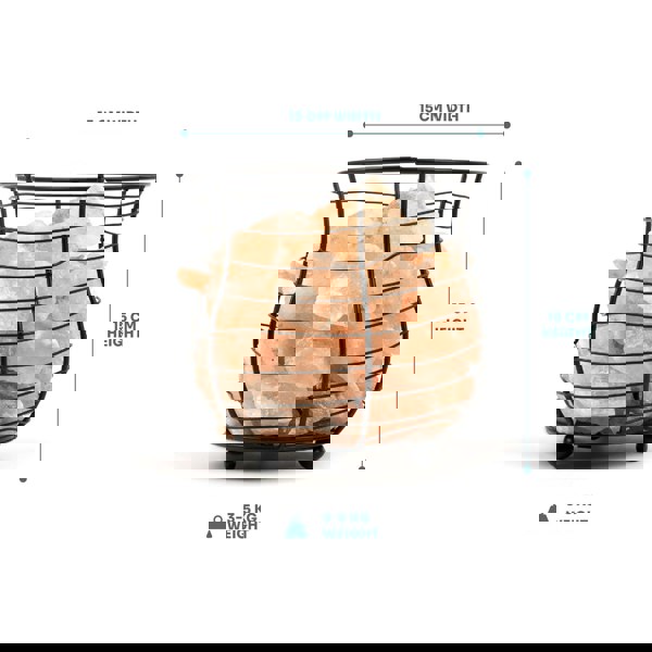 Myga Fire Pit Salt Lamp