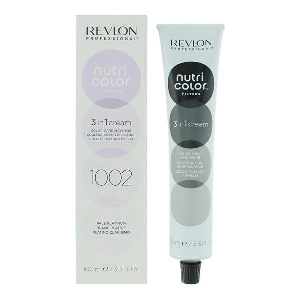Nutri Color Filters Revlon Nutri Color Filters 3 In 1 Cream 1002 Pale Platinum Hair Colour 100ml