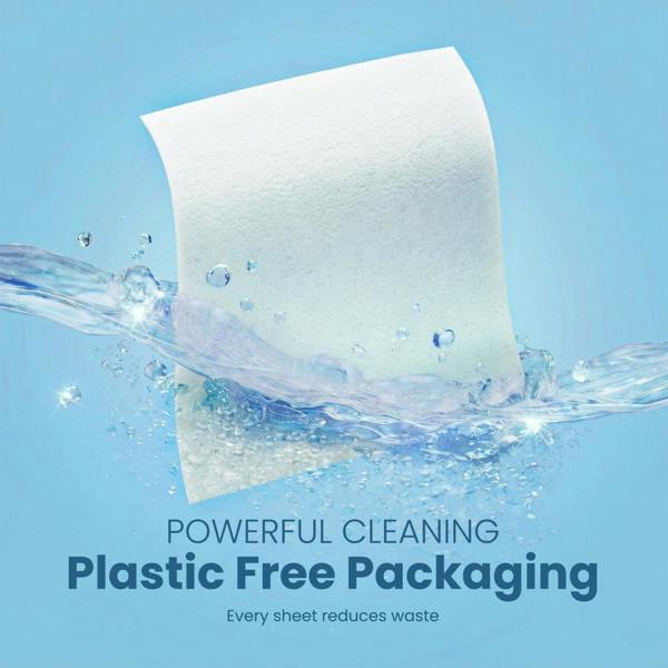 Green Edge 360 Ocean Breeze Eco Friendly Laundry Detergent Sheets