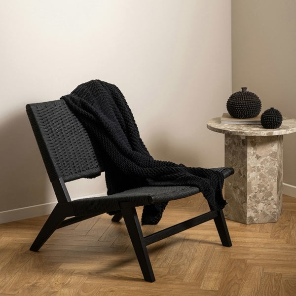 Furniture To Go Carson Lounge Chair in Black