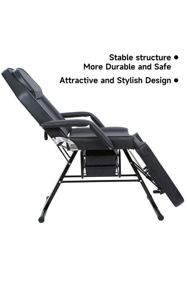 Living and Home Adjustable Portable Commercial Salon SPA Beauty Facial Bed