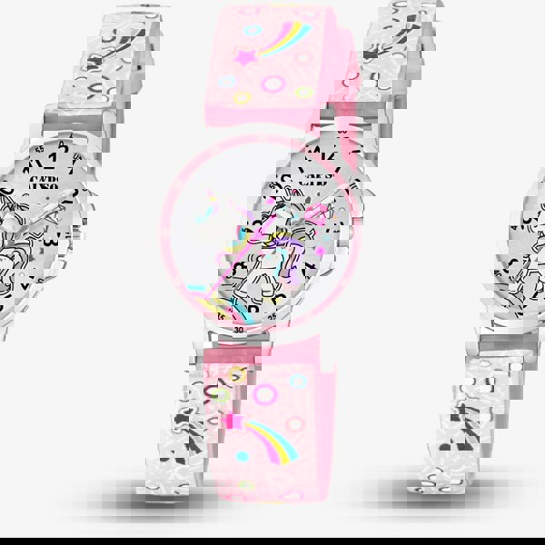 Calypso Unisex Unicon Pink Rubber Watch K5776/5