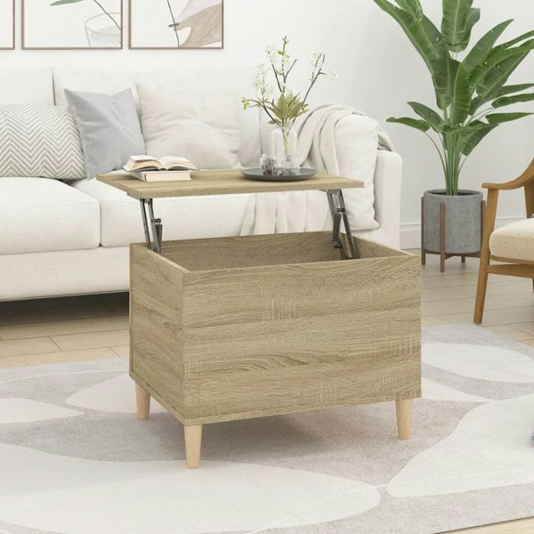 Berkfield Coffee Table Sonoma Oak 60x44.5x45 cm Engineered Wood