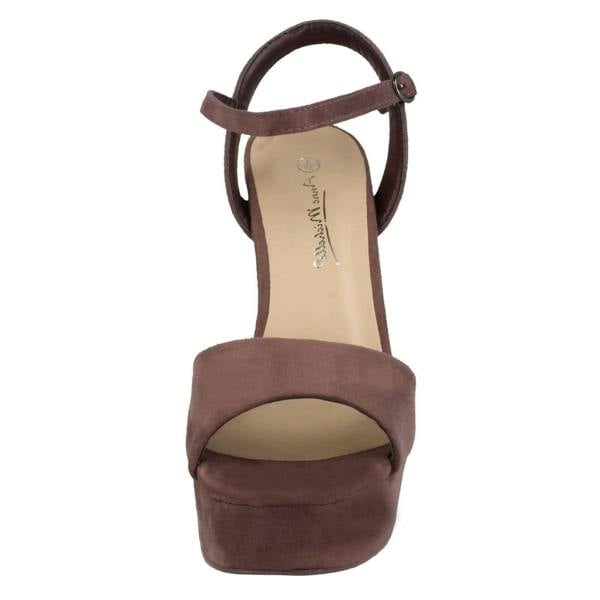 Anne Michelle Ladies Anne Michelle High Heel Platform Sandals